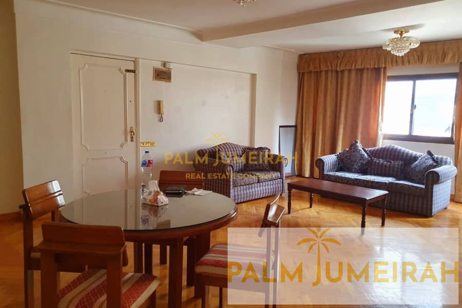 Apartment for rent furnished 110m Kafr Abdo steps from Saint Genie Square 0