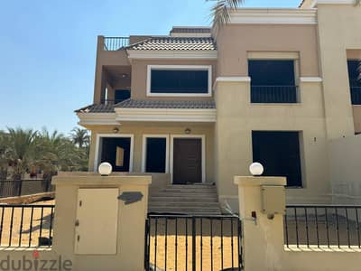 S villa Corner للبيع استلام فوري فى كمبوند سراي المستقبل Sarai