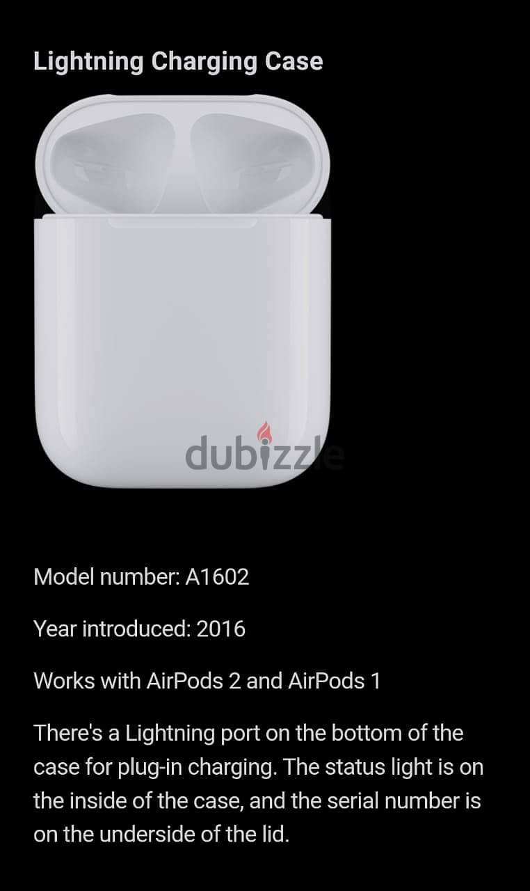 Apple Airpods 1 Case Model A1602 8