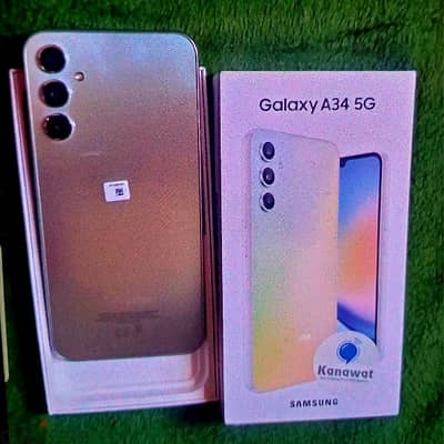 Galaxy a34 5G with a good condition as new