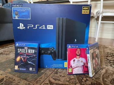 ps4 pro  + 2 controllers + 3 games