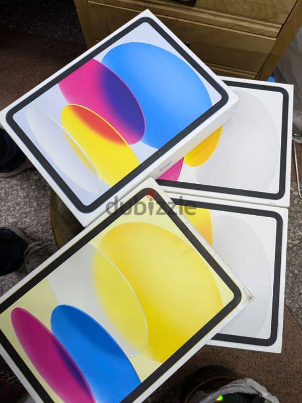 iPad 10 WiFi 64G Blue Pink White Yellow جديد متبرشم 0