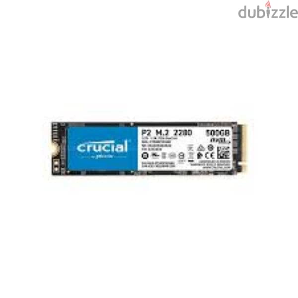 SSD Crucial 500GB M2 P3 0