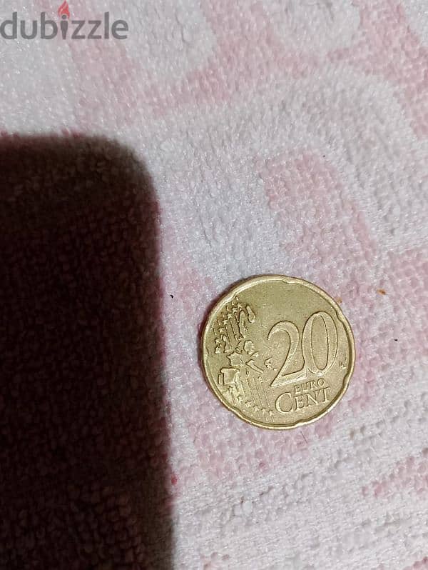 20 يورو سنت اصدار 2000 2