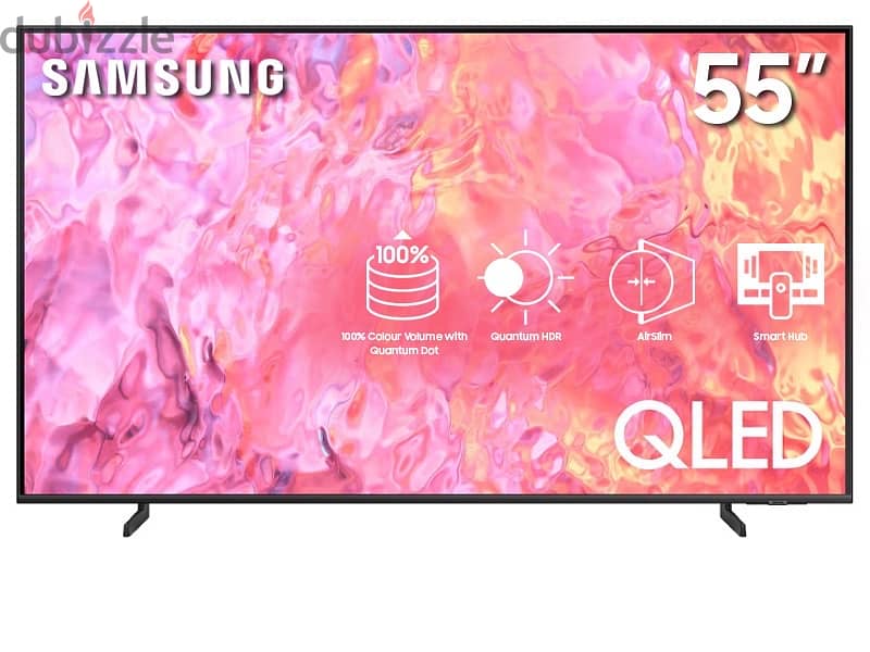 شاشه سامسونج كيوليد ٥٥ بوصة  Samsung TV QLED Q60 4k Ultra HD 55 inch 1