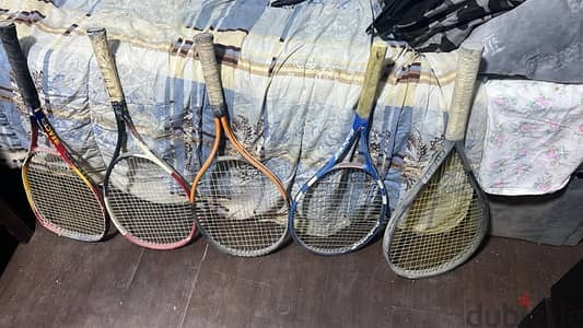 tennis racquets