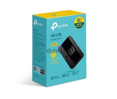 "tplink mifi"  TP-Link M7350 4G Mobile WiFi Router - Black