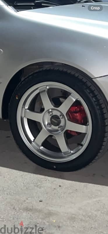 rims with tyres like new