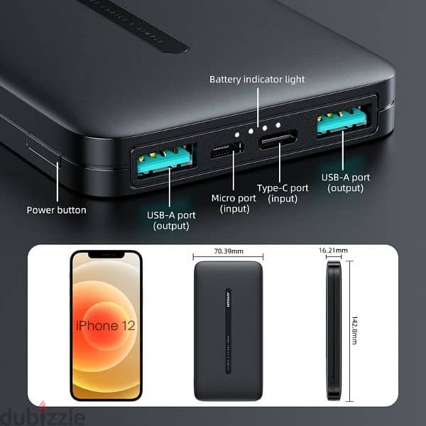 Power Bank Joyroom 10000Mah. T012 4