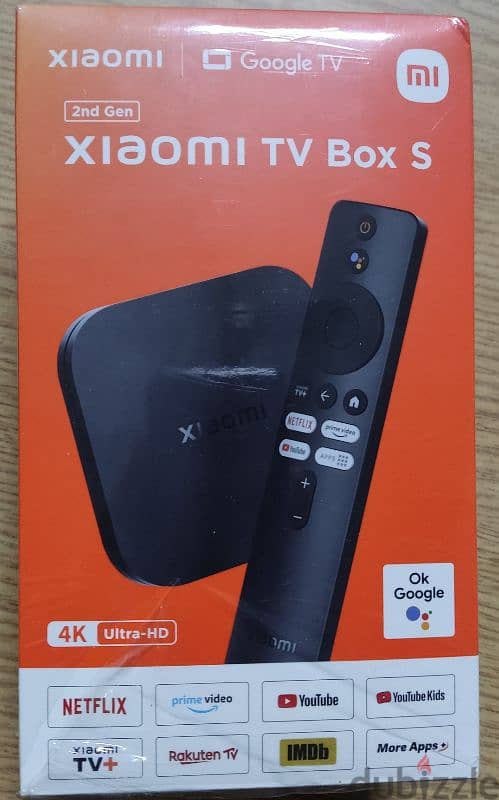 Xiaomi TV Box S (2nd Gen) - 4K Ultra HD Google TV | شاومي تيفي بوكس 0