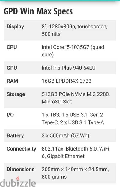 GPD Win Max