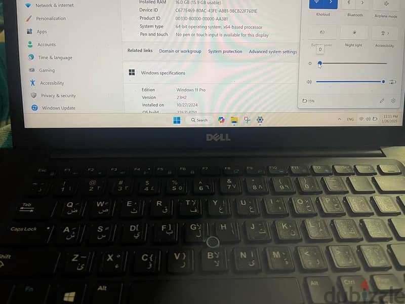 dell Latitude 7480 core i7رام 16 ssd 256 gb جيل سابع 2