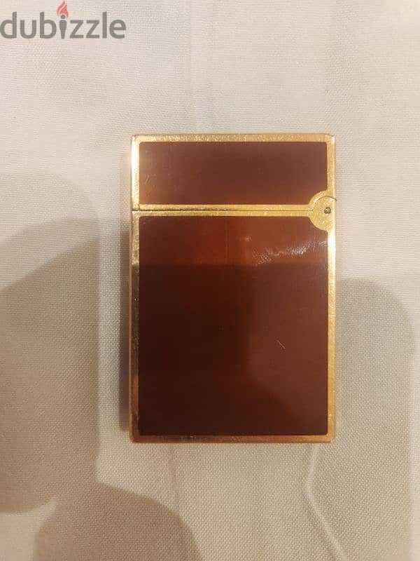 gold dupont lighter 1