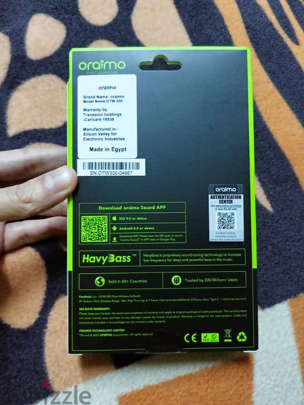 airbod oraimo 1