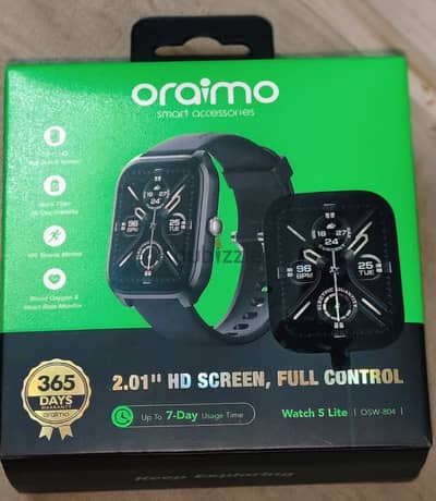 ساعه ذكيه   oraimo  watch 5 lite