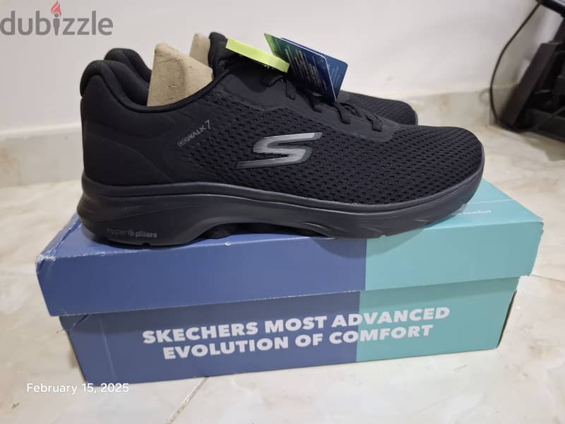 سكتشر جو ووك اخر فرجن  مقاس 46 سهل اللبس رباط شكل skechers go walk 7 4 1