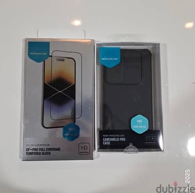 samsung a55 nillkin cover and screen جراب سامسونج