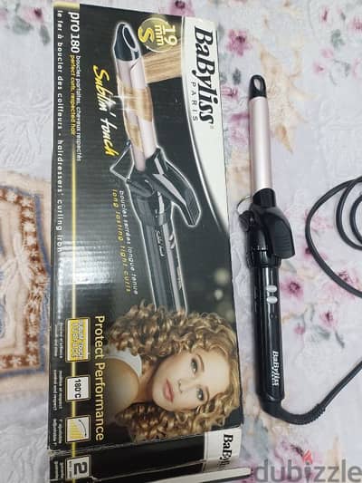 مكواة شعر كيرلي من براند babyliss بكرتونتها جربتها مره واحده فقط