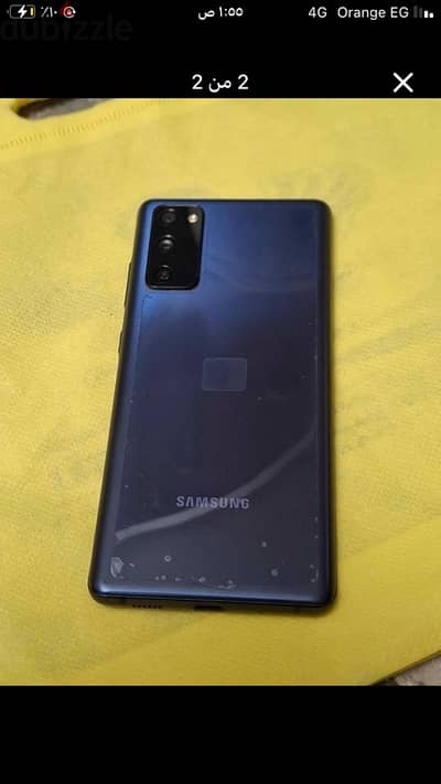 Samsung s20 fe 128 ram 8 شبه جديد