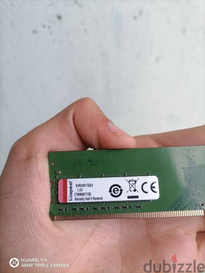 رامات 4GB DDR4 KINGSTONE تردد 2400MHZ 1