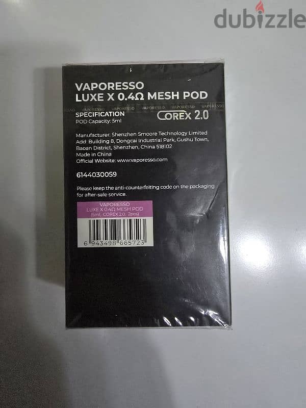 vaporesso luxe x pro cartige 1