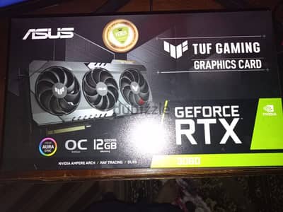 RTX 3060 12GB VRAM OC TUF GAMING WITH 3 FANS