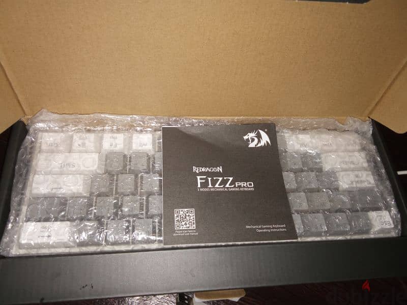 Redragon K616 Pro fizz grey white 2