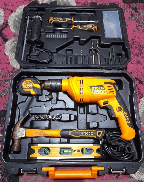 عدة Ingco HKTHP11021 Drill with Tools 2