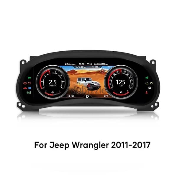 digital dashboard for jeep wrangler 2