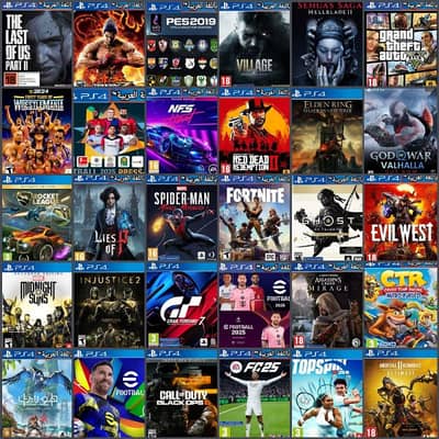 من اختيارك 10 العاب بلاى ستيشن 4 ب 400ج Games ps4 . متاح التوصيل