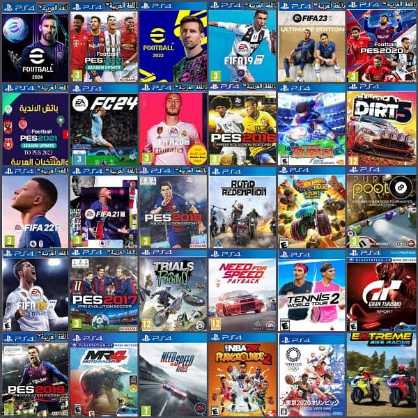 من اختيارك 10 العاب بلاى ستيشن 4 ب 400ج Games ps4 . متاح التوصيل 1