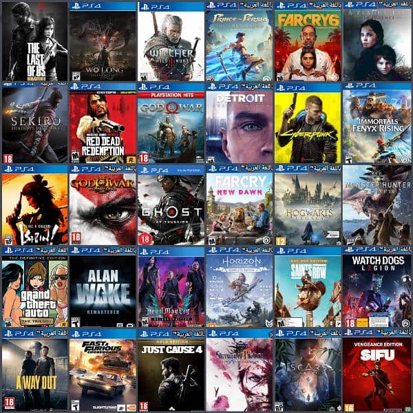 من اختيارك 10 العاب بلاى ستيشن 4 ب 400ج Games ps4 . متاح التوصيل 5