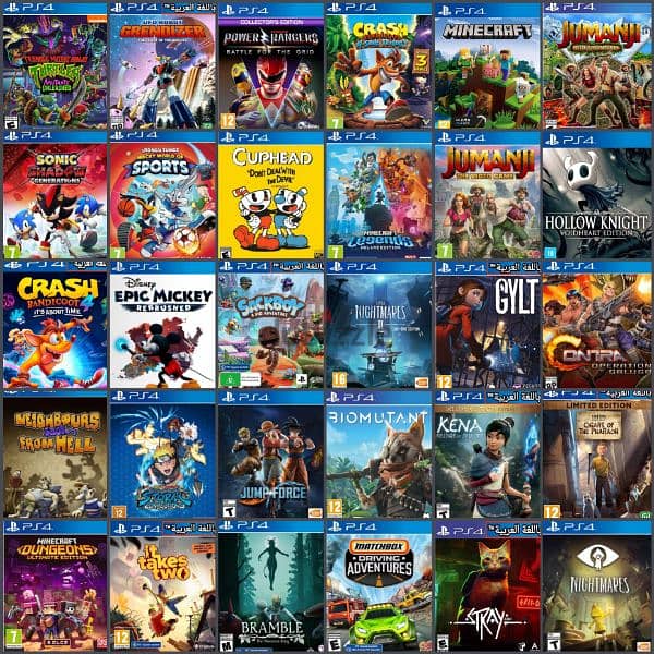 من اختيارك 10 العاب بلاى ستيشن 4 ب 400ج Games ps4 . متاح التوصيل 7