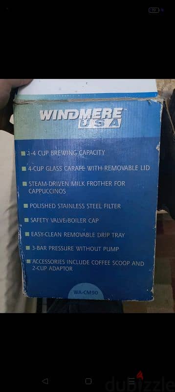 coffee machine windmere usa 3