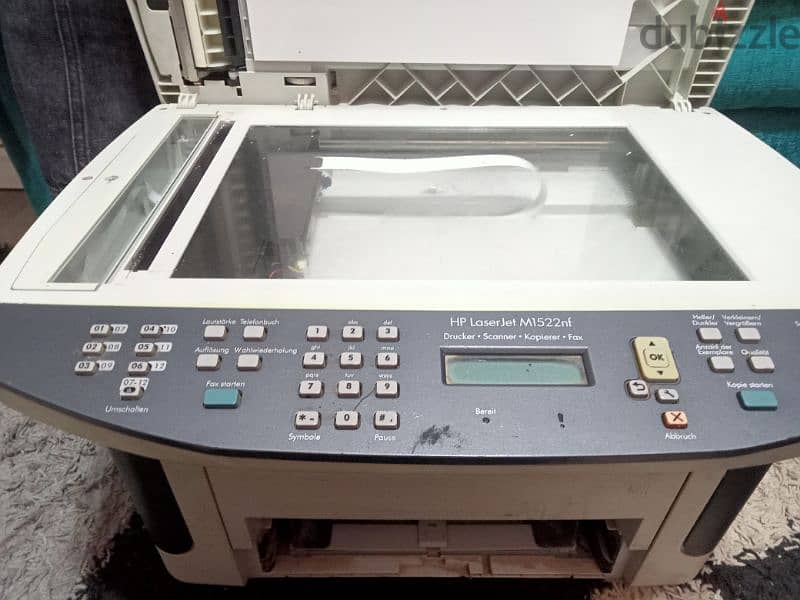 printer HP scanner fax  استعمال خفيف ممتازه جدا بحاله الزيرو 4