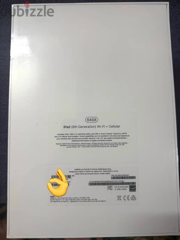 Sealed  IPAD 9 Gen 64 GB Cellular (SIM Card) New 0