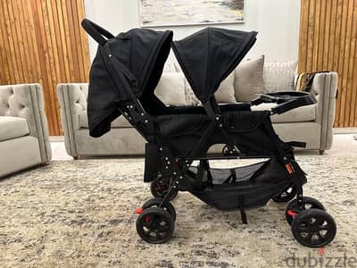 twins stroller -  عربية اطفال توأم umbrella