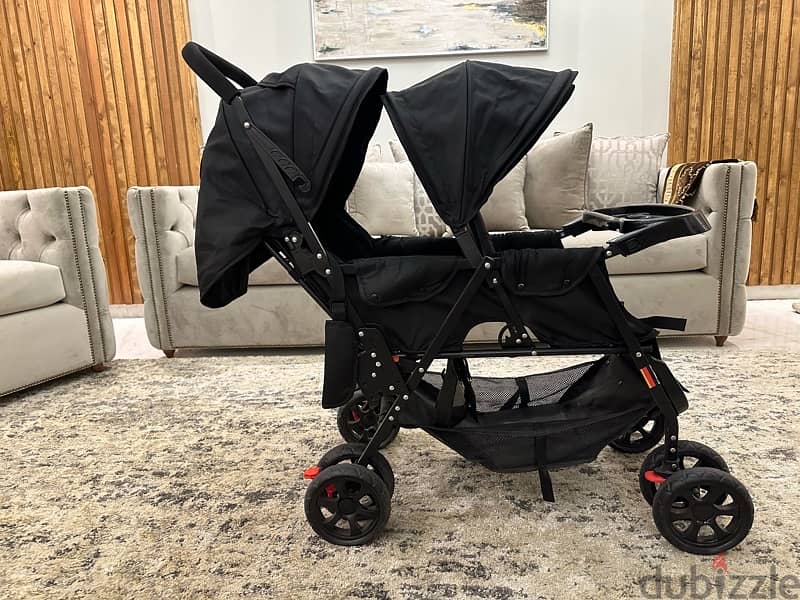 twins stroller -  عربية اطفال توأم umbrella 0