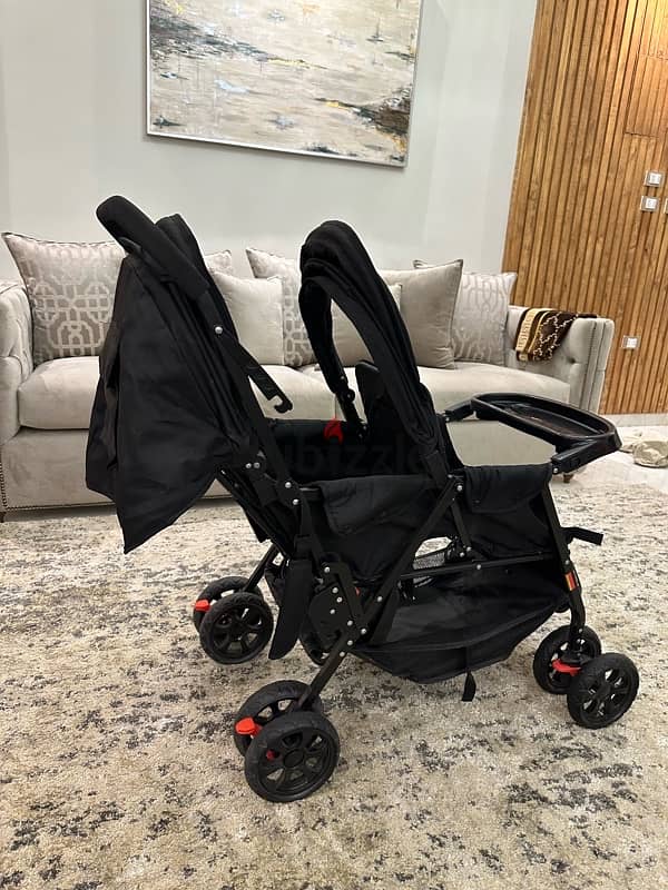 twins stroller -  عربية اطفال توأم umbrella 6