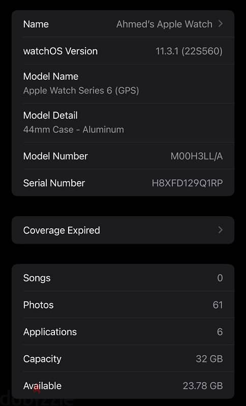 Apple watch series 6 aluminum 44mm 2