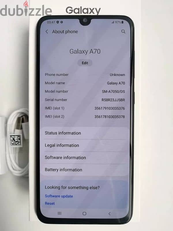 Samsung Galaxy A70 10