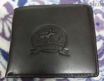 Norway wallet genuine leather brown colour imported from USA