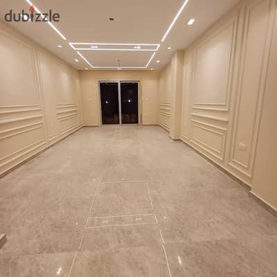 "An apartment in (Al-Khamail), first floor, northeast, fully finished. "