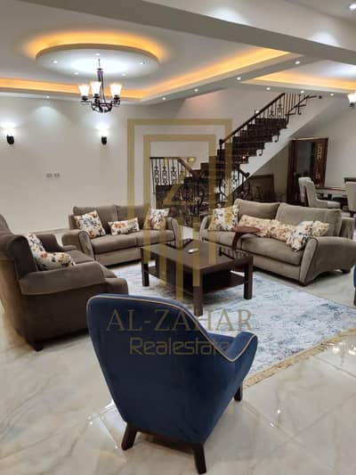 Furnished hotel villa for rent in Al-Rehab