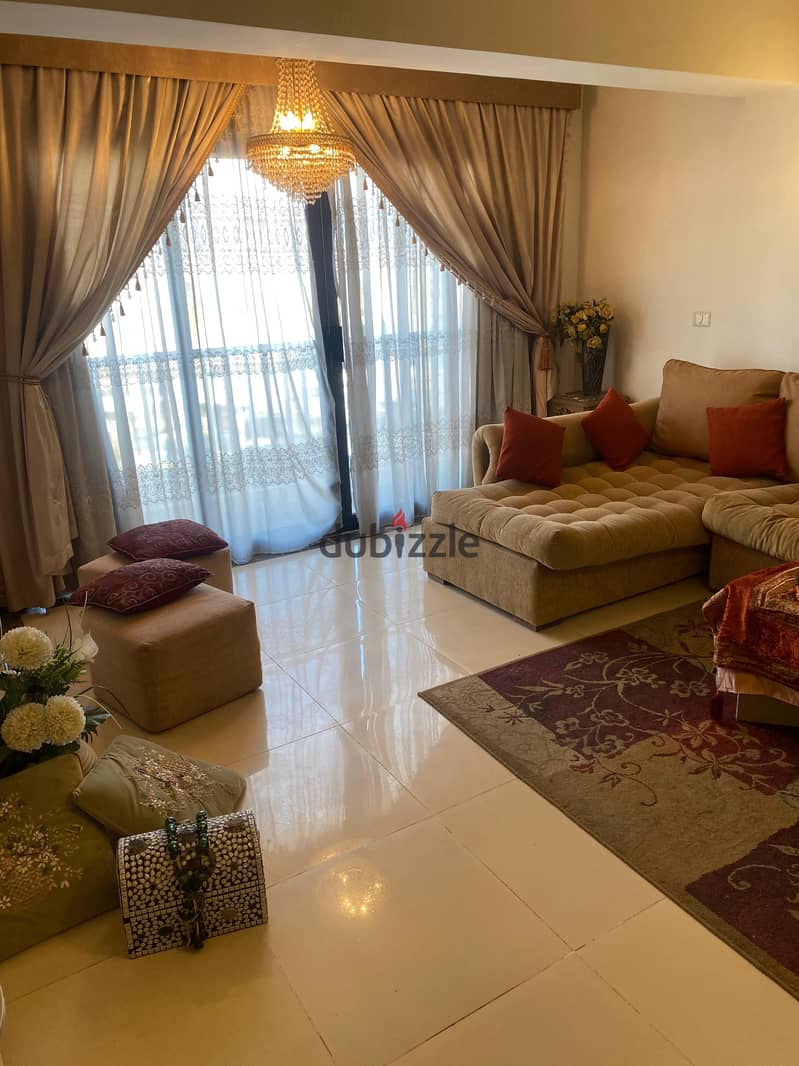 دوبلكس مفروش 2 نوم للايجار في بورتو نيو كايرو القاهره الجديده Duplex Rent Porto new cairo 0