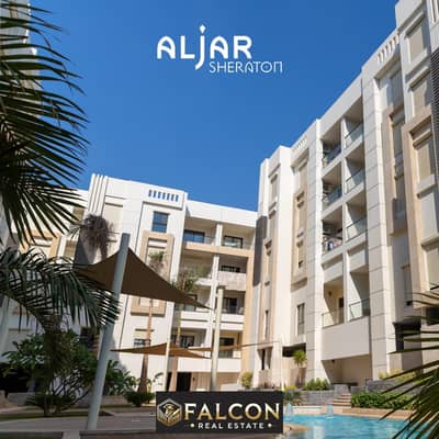 own a fully finished, super-luxe hotel apartment with air conditioners and a kitchen in ALJAR, Sheraton, in minutes’ installments from Heliopolis and