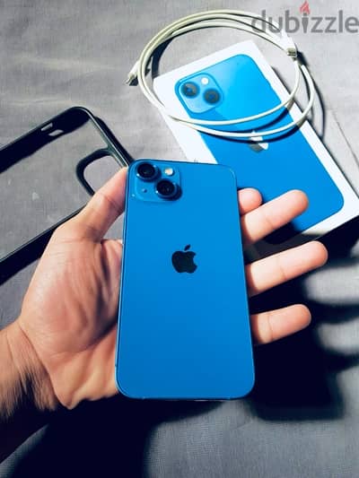 iPhone 13 Blue 128gb 91% ايفون ١٣ ازرق