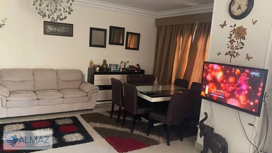 Furnished and air-conditioned apartment for rent in Al Narges Buildings in the Fifth Settlement