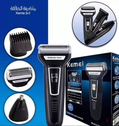 Kemei KM-6558 ماكينة حلاقة كيمي 3 في 1