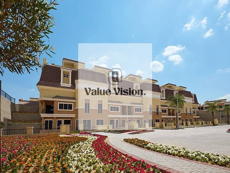 Townhouse For Sale Lowest Price Delivery 2025 Prime Location In Sarai - Mostkbal City 0